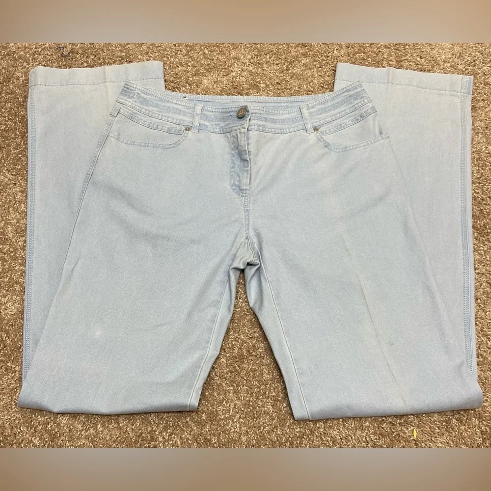 Weekend Max Mara Light Denim Jeans size 14 - Picture 1 of 7